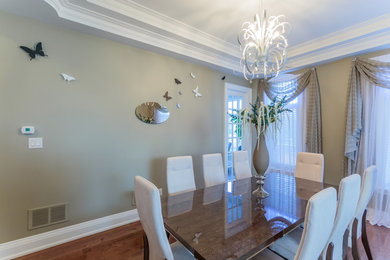 Dining room - eclectic dining room idea in Toronto