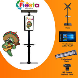 Photo Booth package #2 (touchscreen, lights, camera, stand) - Home Electronics