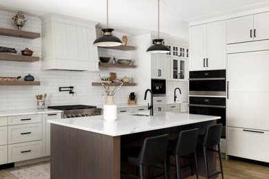 Kitchen - transitional kitchen idea in Other