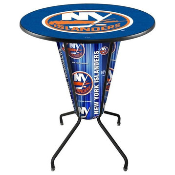 Lighted New York Islanders Pub Table