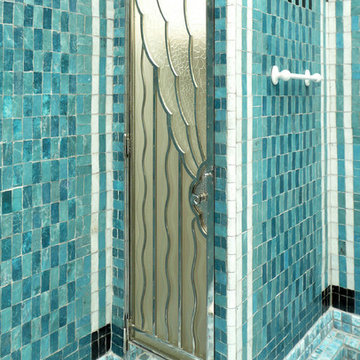 Sablage décoratif sur verre