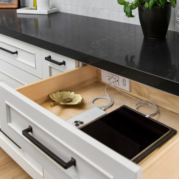 Kitchen In-Drawer Charging Outlets