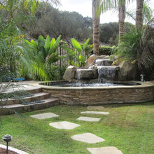 Waterfall spa
