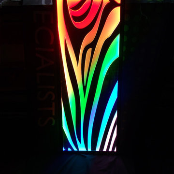 Colour changing Cinema room Panels