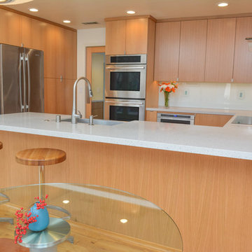 Pleasanton Contemporary Kitchen and Bar Remodel
