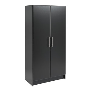 Prepac Elite 32 Base Cabinet Black Contemporary Storage