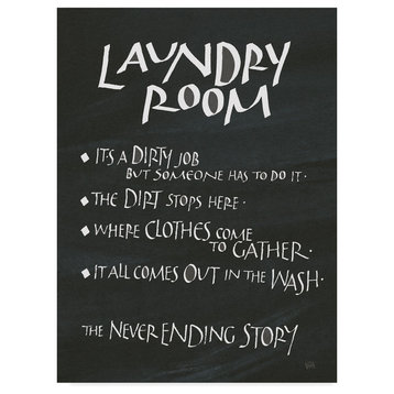 Chris Paschke 'Laundry Room Sayings' Canvas Art