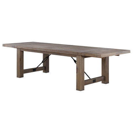 Modus Autumn 7 PC Extending Dining Set in Flint Oak