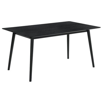 Westmont 59 Rectangular Dining Table in Black Wood