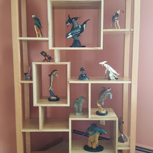 living room bookshelves