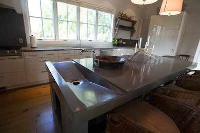 Inspiration for a contemporary kitchen remodel in Other