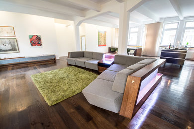 Example of a trendy living room design in Other