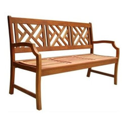 Vifah Designer Garden Bench - Outdoor Benches