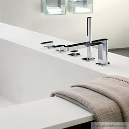 Mare Deck Mount Bath/Shower Set - Bathtub and Shower Tap Sets