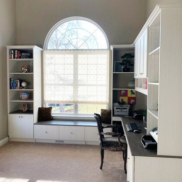 Corner Shelving And Cabinets For Home Office