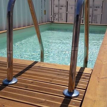 conception de votre piscine container personnalisée