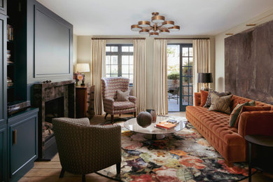 Living room - living room idea in Philadelphia