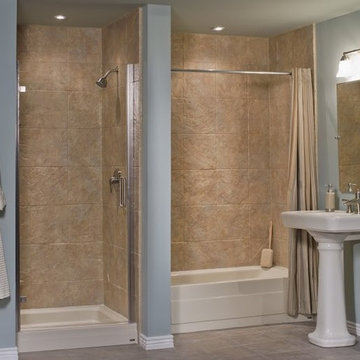 Separate Shower & Bathtub Bathroom Remodel