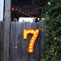 Marquee Number 7 - Lighting