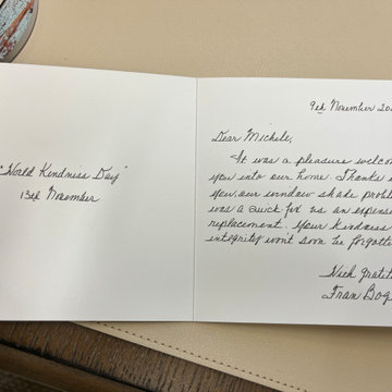 A SWEET THANK YOU