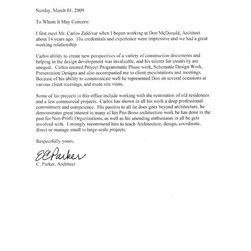 Letters of Recommendation - Products