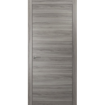 Panel Eco-Veneer Modern Door Slab 30 x 80 | Planum 0010 Ginger Ash