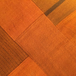 Orange Statement - Area Rugs