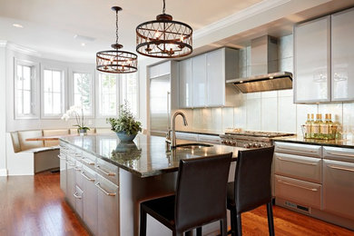 Contemporary kitchen in Richmond.