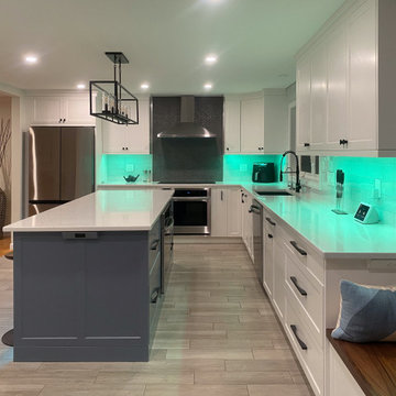 Open Floor Kitchen Remodel, Manchester CT
