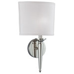 Norwell Lighting - Norwell Lighting 8213-PN-WS Georgetown - One Light Ada Wall Sconce - The Georgetown is a beautifully proportioned taperGeorgetown One Light Choose Your Option *UL Approved: YES Energy Star Qualified: n/a ADA Certified: YES  *Number of Lights: Lamp: 1-*Wattage:60w Candelabra bulb(s) *Bulb Included:No *Bulb Type:Candelabra *Finish Type:Brush Nickel