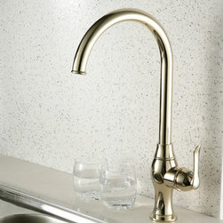 Ti-PVD Finish Antique Style Kitchen Faucet TP0795G - Bathroom Sink Faucets