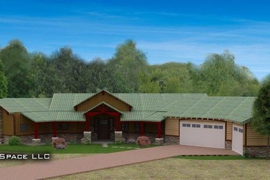 Mountain style exterior home photo in Phoenix