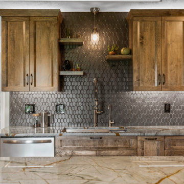 Stunning Transitional Kitchen Remodel Done With New Cabinets