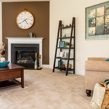 Watson Run New Home Community - Model Home Family Room