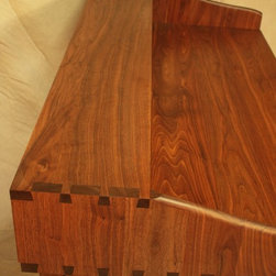 Walnut Desk with tapered sides - Products