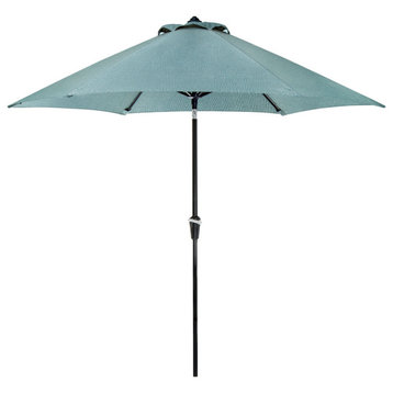 Hanover LAVALLETTEUMB Lavallette Aluminum Canopy Table Umbrella - Teal