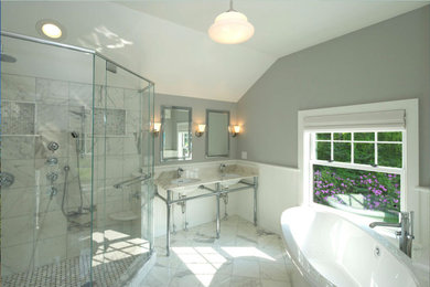 Inspiration for a bathroom remodel in Orange County