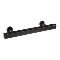 CKP - #1500 CKP Brand Hampton Collection Bar Pull, Oil-Rubbed Bronze, 96mm - Cabinet And Drawer Handle Pulls
