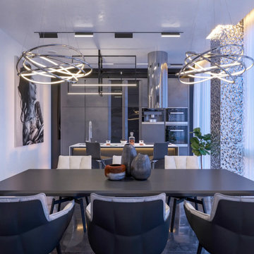 Luxury Glass Panels for Column Design and Decor