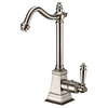 Whitehaus WHFH-C2011-BN BrushedNickel Cold Water Faucet w Traditional Spout
