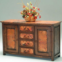 Copper Console Table - Buffets And Sideboards