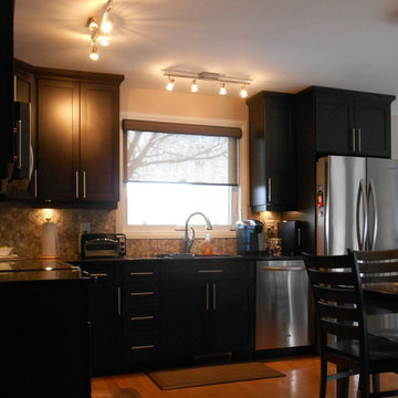 Dark Maple Kitchen in Wildwood YXE