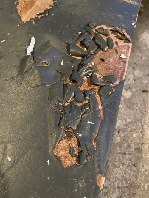 Peeling paint on porcelain. Help!