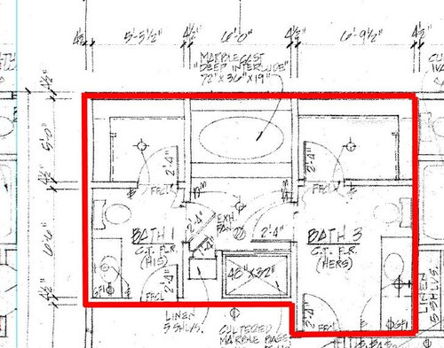 Master Bathroom Laundry Room Renovation Layout Help