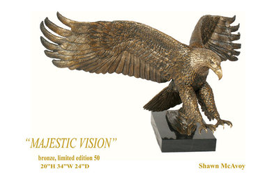 Majestic Vision bald eagle wildlife
