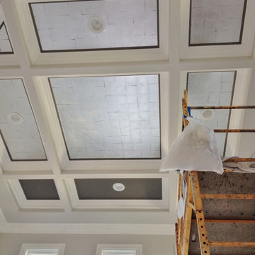 Metal Leafed Ceilings, Walls, Details