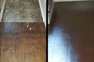 Before & After Wood Floor Refinishing in Providence, RI