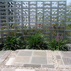 Curved Glass Block Wall - Outdoor Products