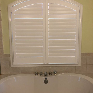 3 1/2" Inside mounted Shutters by Delmarva blinds Fairfax Va