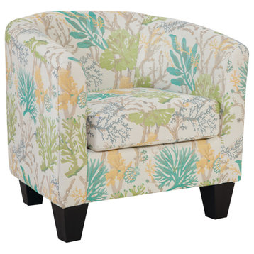 Grafton Home Enzo Upholstered Barrel Chair, Under the Sea